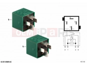 BMW Motorrad BMW 2020 C models C evolution (0C03) Relay, NO contact, pine green