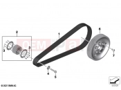 BMW Motorrad BMW 2022 C models CE04 (0C51, 0C53) Belt Drive | Belt Drive