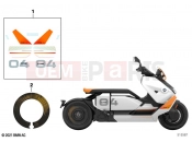 BMW Motorrad BMW 2022 C models CE04 (0C51, 0C53) Sticker set | Sticker set
