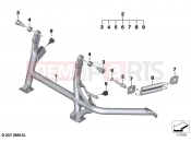 BMW Motorrad BMW 2022 C models CE04 (0C51, 0C53) Centre stand | Centre stand