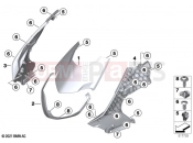 BMW Motorrad BMW 2022 C models CE04 (0C51, 0C53) Headlight cover | Headlight cover
