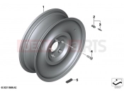 BMW Motorrad BMW 2022 C models CE04 (0C51, 0C53) Rear wheel | Rear wheel