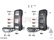 BMW Motorrad BMW 2022 C models CE04 (0C51, 0C53) Additional switch special vehicle left 2 | Additional switch special vehicle left 2