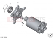 BMW Motorrad BMW 2021 C models CE04 (0C51, 0C53) Rear swinging fork, drive shaft