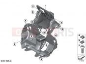 BMW Motorrad BMW 2021 C models CE04 (0C51, 0C53) Front panel carrier | Front panel carrier