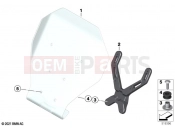 BMW Motorrad BMW 2021 C models CE04 (0C51, 0C53) Windscreen, high