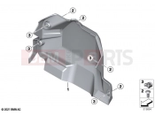 BMW Motorrad BMW 2021 C models CE04 (0C51, 0C53) Cover, power electronics | Cover, power electronics