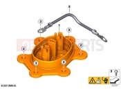 BMW Motorrad BMW 2021 C models CE04 (0C51, 0C53) High-voltage connection pwr.electronics | High-voltage connection pwr.electronics