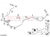 BMW Motorrad BMW 2020 C models CE04 (0C51, 0C53) Brake lines, front 2 | Brake lines, front 2