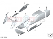 BMW Motorrad BMW 2020 C models CE04 (0C51, 0C53) Painted parts YNB5 light-white solid | Painted parts YNB5 light-white solid