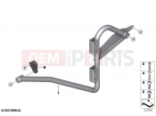 BMW Motorrad BMW 2020 C models CE04 (0C51, 0C53) Tube bracket | Tube bracket