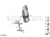BMW Motorrad BMW 2020 C models CE04 (0C51, 0C53) Fire extinguisher holder | Fire extinguisher holder