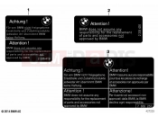 BMW Motorrad BMW 2022 F models F 750 GS (0B08, 0B18) Label 