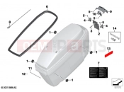 BMW Motorrad BMW 2022 F models F 750 GS (0B08, 0B18) Case, official-use, single parts 2