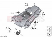 BMW Motorrad BMW 2022 F models F 750 GS (0B08, 0B18) Rear carrier part 2