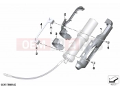 BMW Motorrad BMW 2022 F models F 750 GS (0B08, 0B18) Holder for engine spring strut 2