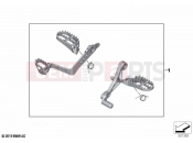 BMW Motorrad BMW 2022 F models F 750 GS (0B08, 0B18) Set Enduro footrests & pedals 2