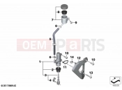 BMW Motorrad BMW 2022 F models F 750 GS (0B08, 0B18) Foot, brake master cylinder 2