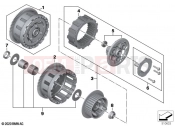 BMW Motorrad BMW 2022 F models F 750 GS (0B08, 0B18) Clutch with drive plate 2