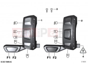BMW Motorrad BMW 2023 F models F 750 GS (0B08, 0B18) Additional switch special vehicle left 3 | Additional switch special vehicle left 3