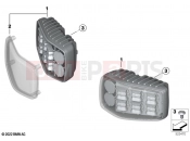 BMW Motorrad BMW 2023 F models F 750 GS (0B08, 0B18) LED flashing warning lights | LED flashing warning lights