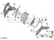 BMW Motorrad BMW 2021 F models F 750 GS (0B08, 0B18) Wind deflector | Wind deflector