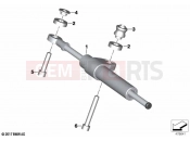 BMW Motorrad BMW 2021 F models F 750 GS (0B08, 0B18) Steering damper 2