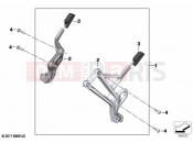 BMW Motorrad BMW 2020 F models F 750 GS (0B08, 0B18) Case holder, Vario case | Case holder, Vario case