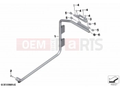 BMW Motorrad BMW 2022 F models F 750 GS (0B28) U-bolt rear right | U-bolt rear right