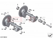 BMW MOTORRAD F 750 GS (0B28) Compensating shaft | Compensating shaft