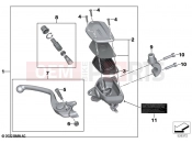BMW Motorrad BMW 2020 F models F 750 GS (0B28) Control assembly fitting | Control assembly fitting