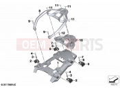 BMW Motorrad BMW 2021 F models F 750 GS (0B38) Luggage grid | Luggage grid