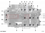 BMW Motorrad BMW 2021 F models F 750 GS (0B38) Screw connection, crankcase | Screw connection, crankcase