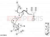BMW Motorrad BMW 2021 F models F 750 GS (0B38) Brake lines, front | Brake lines, front
