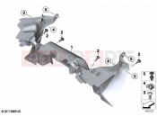 BMW Motorrad BMW 2022 F models F 850 GS (0B09, 0B19) Exhaust air duct