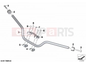 BMW Motorrad BMW 2022 F models F 850 GS (0B09, 0B19) Handlebar | Handlebar