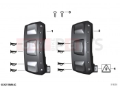BMW Motorrad BMW 2022 F models F 850 GS (0B09, 0B19) Additional switch special vehicle left 2 | Additional switch special vehicle left 2