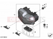 BMW Motorrad BMW 2022 F models F 850 GS (0B09, 0B19) LED headlight - Generation II | LED headlight - Generation II