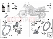 BMW Motorrad BMW 2022 F models F 850 GS (0B09, 0B19) Service, brakes | Service, brakes