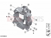 BMW Motorrad BMW 2022 F models F 850 GS (0B09, 0B19) Front panel carrier | Front panel carrier