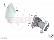 BMW Motorrad BMW 2022 F models F 850 GS (0B09, 0B19) Windshield / mounting 2
