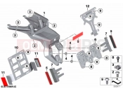 BMW Motorrad BMW 2022 F models F 850 GS (0B09, 0B19) Licence plate holder | Licence plate holder