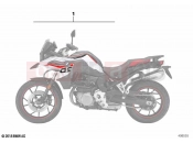 BMW Motorrad BMW 2022 F models F 850 GS (0B09, 0B19) Sticker set 3 | Sticker set 3
