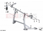 BMW Motorrad BMW 2023 F models F 850 GS (0B09, 0B19) Centre stand 2