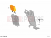 BMW Motorrad BMW 2023 F models F 850 GS (0B09, 0B19) Fuse Maxi, orange