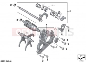 BMW Motorrad BMW 2023 F models F 850 GS (0B09, 0B19) Inner gearshift parts 2