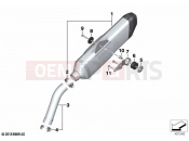 BMW Motorrad BMW 2023 F models F 850 GS (0B09, 0B19) Sport silencer 2 2
