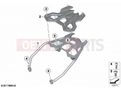 BMW Motorrad BMW 2021 F models F 850 GS (0B09, 0B19) Topcase carrier luggage carrier