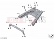 BMW Motorrad BMW 2021 F models F 850 GS (0B09, 0B19) Holder, radio equipment box