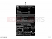 BMW Motorrad BMW 2021 F models F 850 GS (0B09, 0B19) Label 